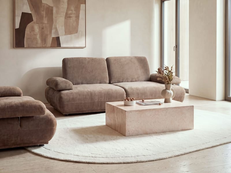3-personers sofa Nacka - Brun - Møbler - Sofaer - 3 personers sofa