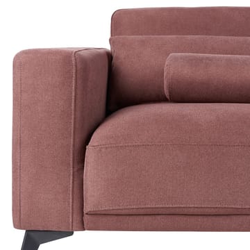 3-personers sofa Ange - Rød, Sort/Polyester - Møbler - Sofaer - 3 personers sofa
