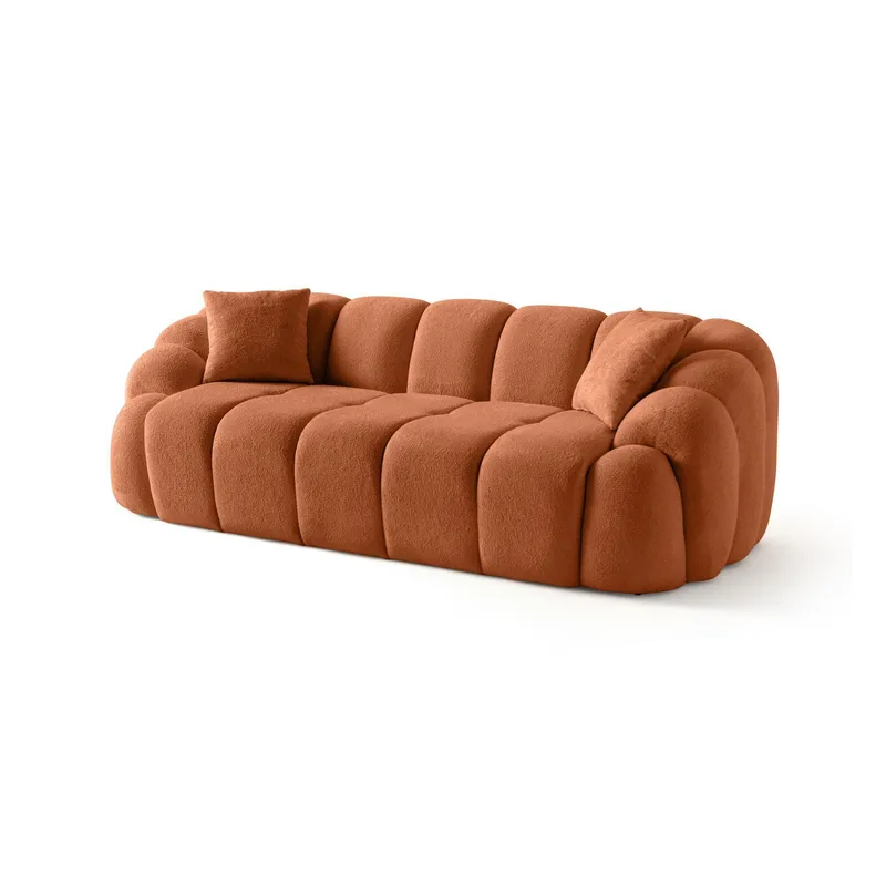 3-personers sofa Atelier Del Sofa Octavio (233 x 70 x 80 cm) Tile Red, undefined