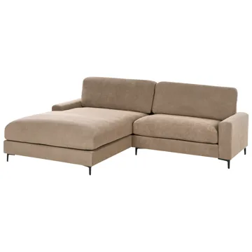 3-personers sofa Maloy højrevendt - Brun - Møbler - Sofaer - Sofa med chaiselong