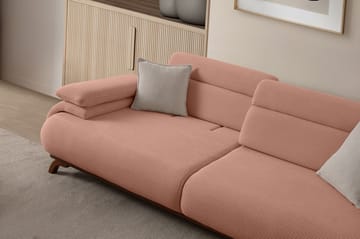 3-personers sofa Atelier Del Sofa Bonjo Valnød (246 x 81 x 97 cm) Pudder - Pudder - Møbler - Sofaer - 3 personers sofa