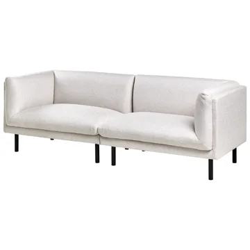 3-personers sofa Vorgod Stof - Lys beige - Møbler - Sofaer - 3 personers sofa