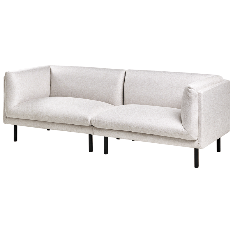 3-personers sofa Vorgod Stof - Lys beige - Møbler - Sofaer - 3 personers sofa