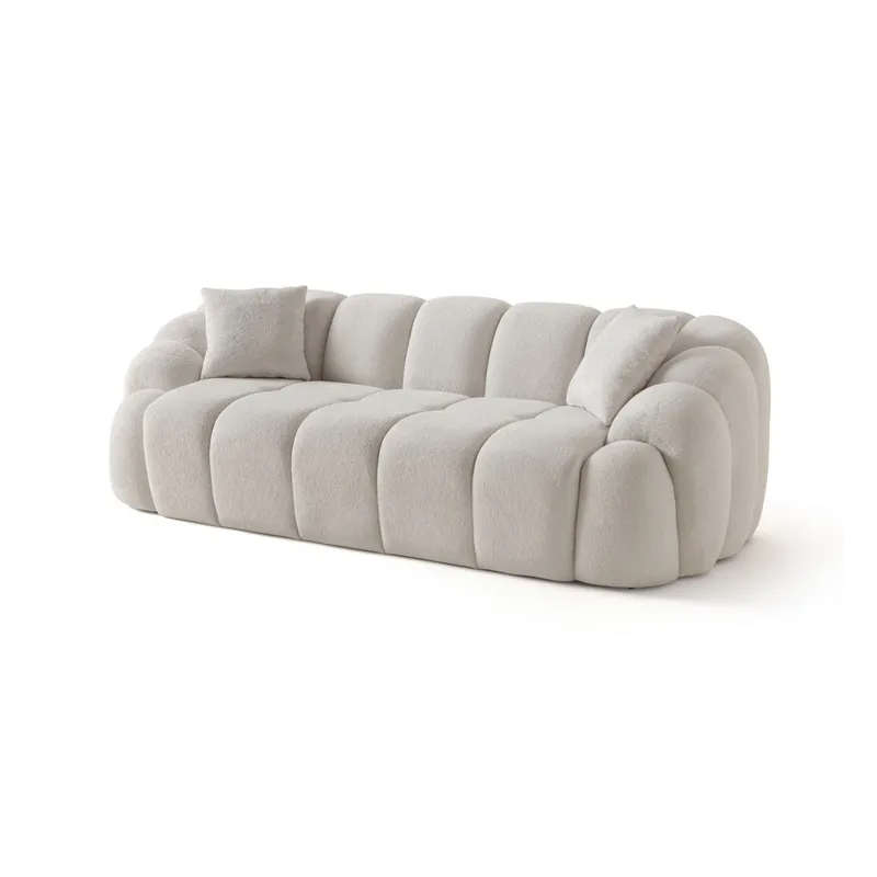 3-personers sofa Atelier Del Sofa Octavio (233 x 70 x 80 cm) Hvid, undefined