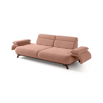 3-personers sofa Atelier Del Sofa Bonjo Valnød (246 x 81 x 97 cm) Pudder - Pudder - Møbler - Sofaer - 3 personers sofa