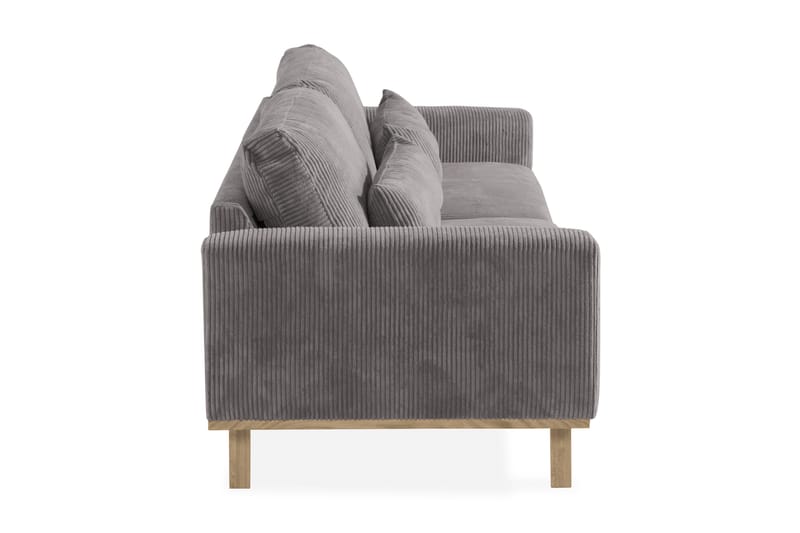 Copenhagen 4-personers Manchestersofa - Mørkegrå - Møbler - Sofaer - 4 personers sofa
