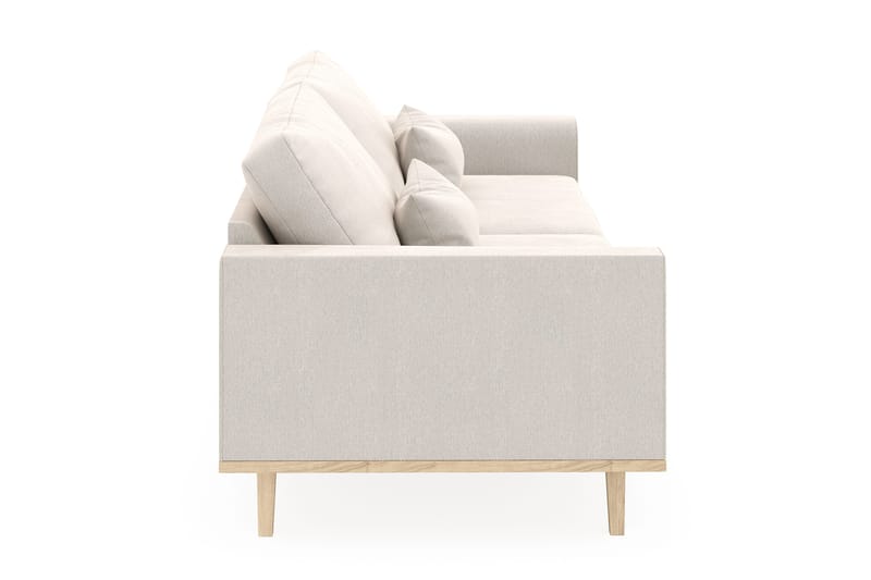 Copenhagen 4-personers Fløjlssofa - Cremehvid - Møbler - Sofaer - 4 personers sofa