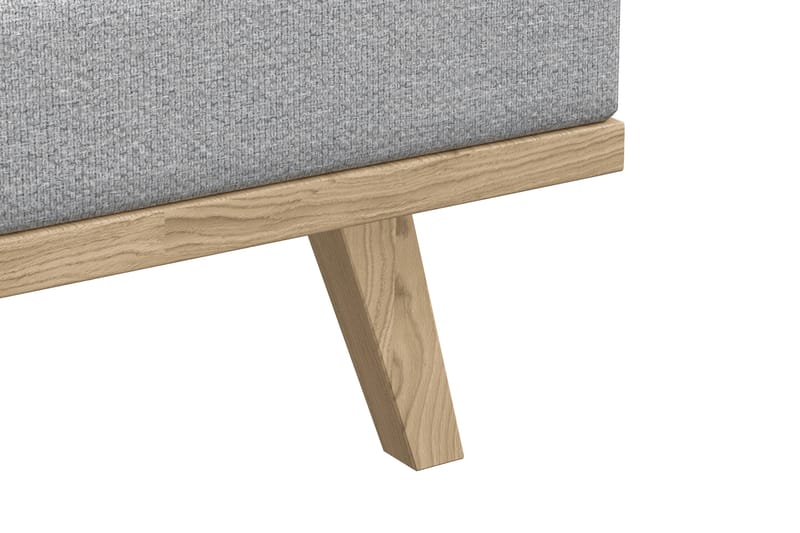 Copenhagen 4-personers Stofsofa - Lysegrå - Møbler - Sofaer - 4 personers sofa