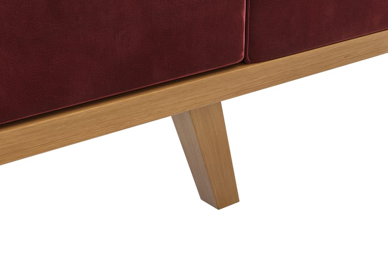 Copenhagen 4-personers Fløjlssofa - Lilla - Møbler - Sofaer - 4 personers sofa