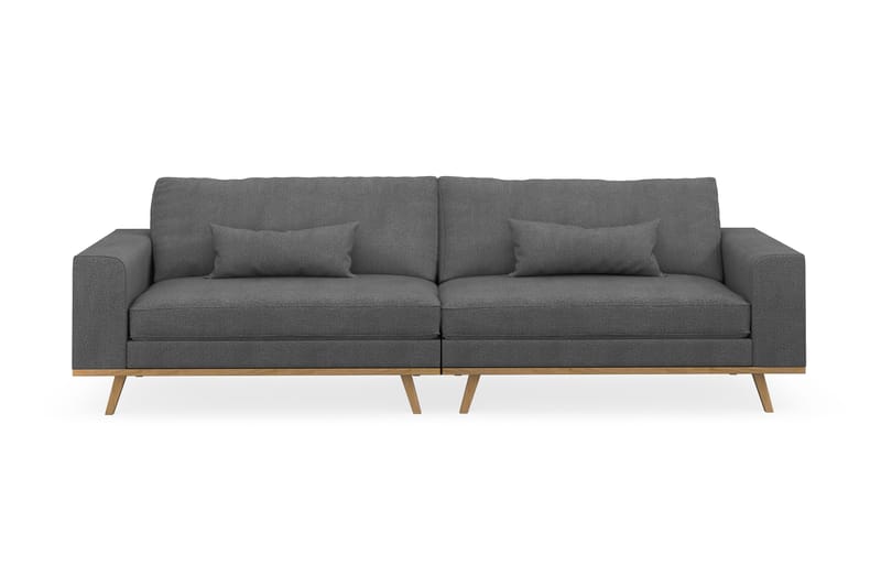 Copenhagen 4-personers Stofsofa - Mørkegrå - Møbler - Sofaer - 4 personers sofa