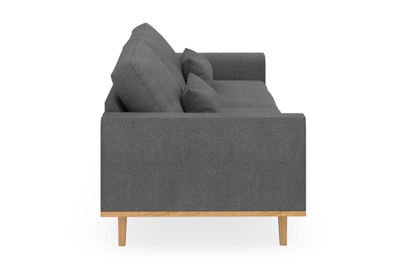 Copenhagen 4-personers Stofsofa - Mørkegrå - Møbler - Sofaer - 4 personers sofa