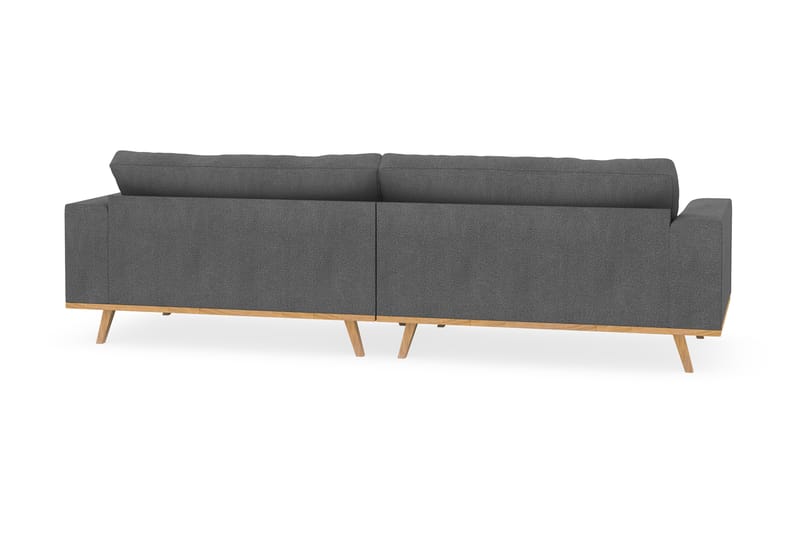 Copenhagen 4-personers Stofsofa - Mørkegrå - Møbler - Sofaer - 4 personers sofa