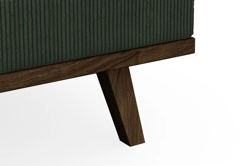 Copenhagen 4-personers Manchestersofa - Mørkegrøn - Møbler - Sofaer - 4 personers sofa