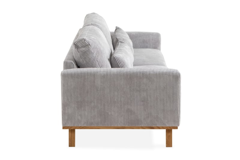 Copenhagen 4-personers Manchestersofa - Lysegrå - Møbler - Sofaer - 4 personers sofa