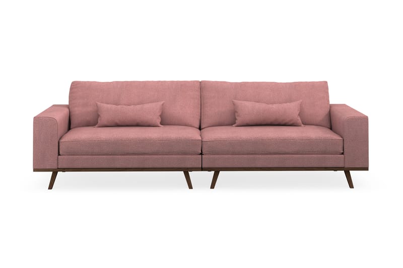 Copenhagen 4-Personers Sofa - Lyserød - 4 personers sofa