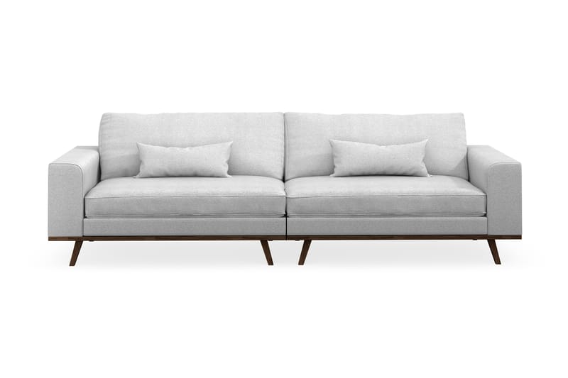 Copenhagen 4-personers Stofsofa - Lysegrå - Møbler - Sofaer - 4 personers sofa
