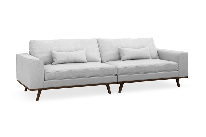 Copenhagen 4-personers Stofsofa - Lysegrå - Møbler - Sofaer - 4 personers sofa