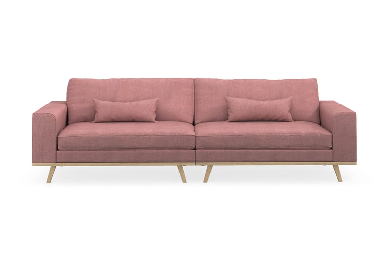Copenhagen 4-personers Stofsofa - Rosa - Møbler - Sofaer - 4 personers sofa