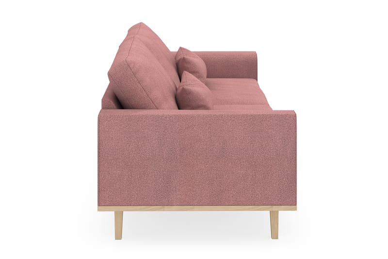Copenhagen 4-personers Stofsofa - Rosa - Møbler - Sofaer - 4 personers sofa