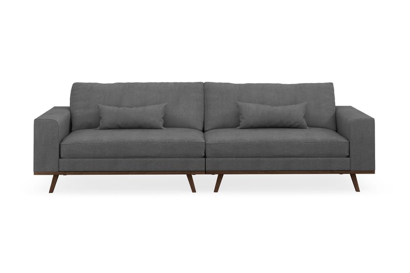 Copenhagen 4-personers Stofsofa - Mørkegrå - Møbler - Sofaer - 4 personers sofa