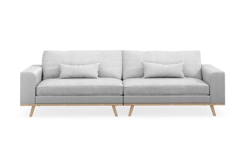 Copenhagen 4-personers Stofsofa - Lysegrå - Møbler - Sofaer - 4 personers sofa
