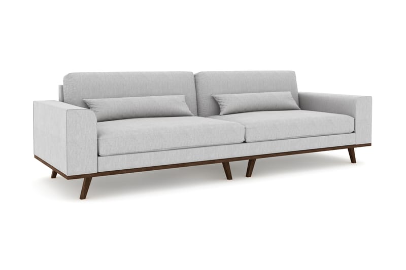 Copenhagen 4-Personers Sofa - Linnegrå - 4 personers sofa