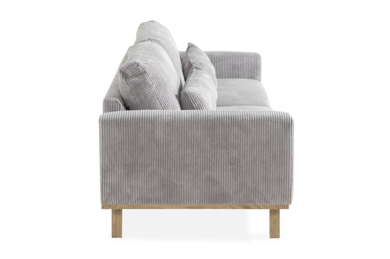 Copenhagen 4-personers Manchestersofa - Lysegrå - Møbler - Sofaer - 4 personers sofa