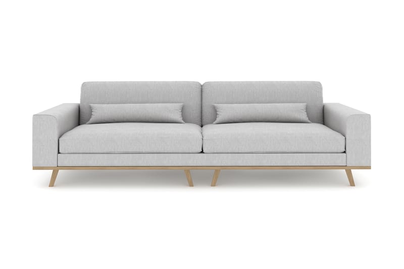 Copenhagen 4-Personers Sofa - Linnegrå - 4 personers sofa