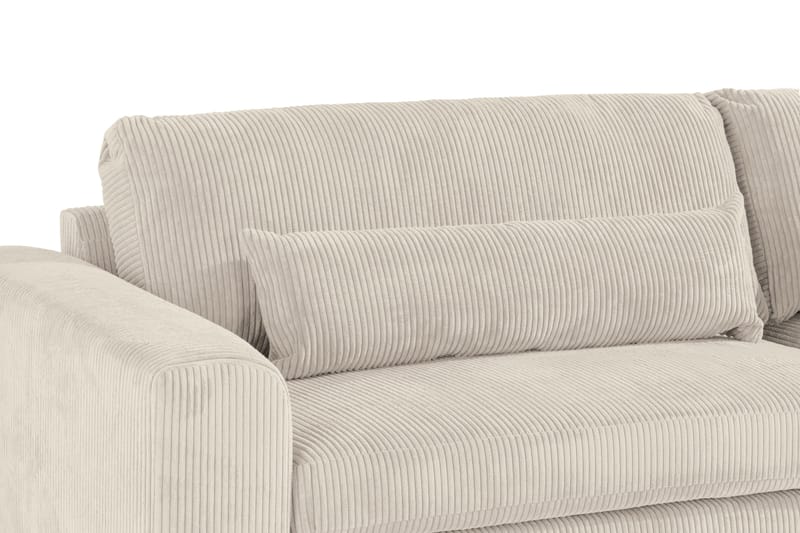 Copenhagen 4-Pers. Manchestersofa - Beige - 4 personers sofa