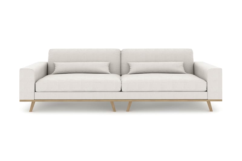 Copenhagen 4-pers Sofa - Linned beige - 4 personers sofa