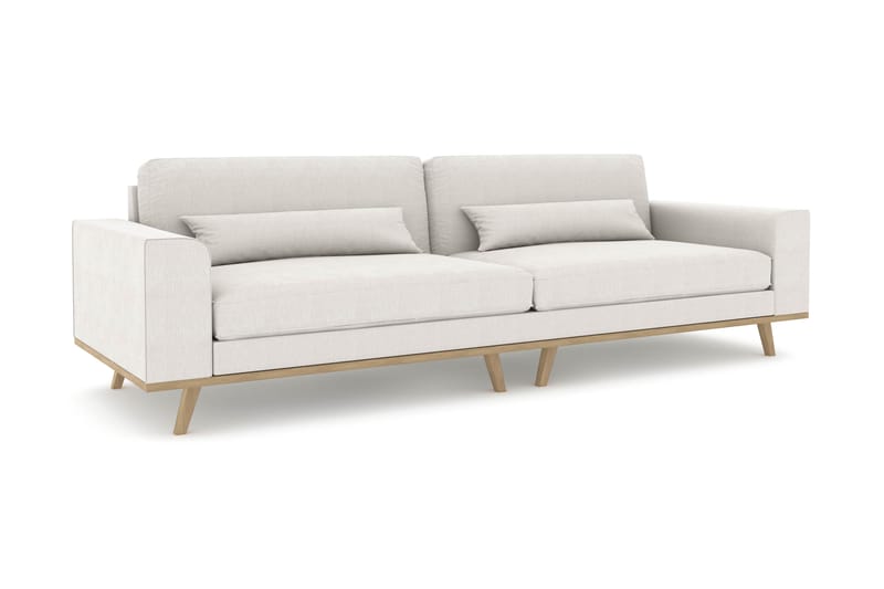 Copenhagen 4-pers Sofa - Linned beige - 4 personers sofa