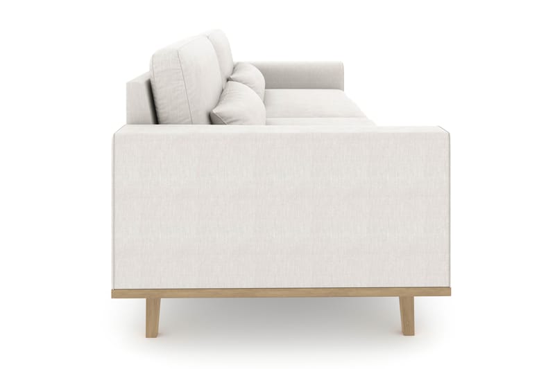 Copenhagen 4-personers Stofsofa - Lysegrå - Møbler - Sofaer - 4 personers sofa