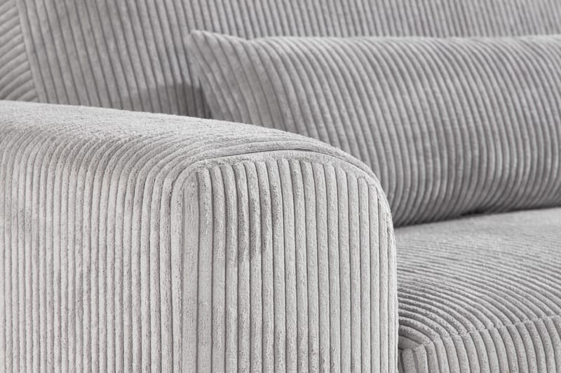 Copenhagen 4-personers Manchestersofa - Lysegrå - Møbler - Sofaer - 4 personers sofa