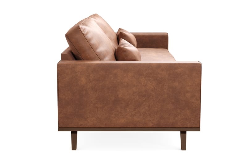 Copenhagen 4-Personers Sofa - Brun - 4 personers sofa