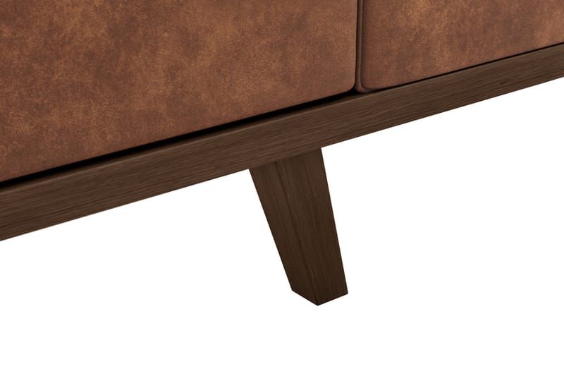 Copenhagen 4-personers Sofa i Kunstlæder - Brun - Møbler - Sofaer - 4 personers sofa