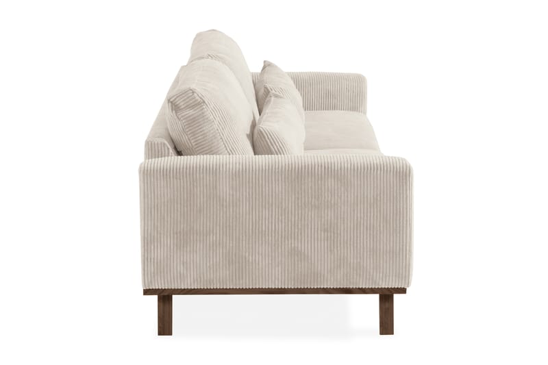 Copenhagen 4-Pers. Manchestersofa - Beige - 4 personers sofa