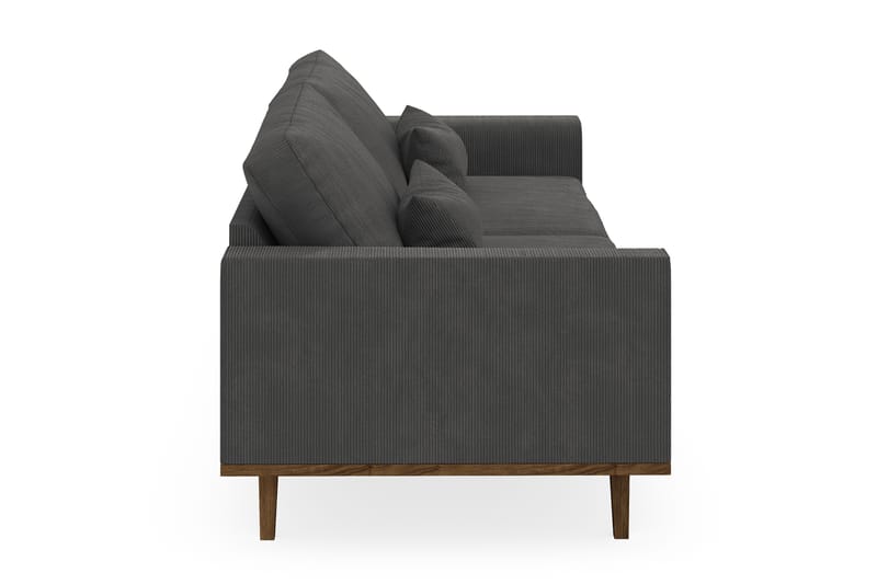 Copenhagen 4-personers Manchestersofa - Mørkegrå - Møbler - Sofaer - 4 personers sofa