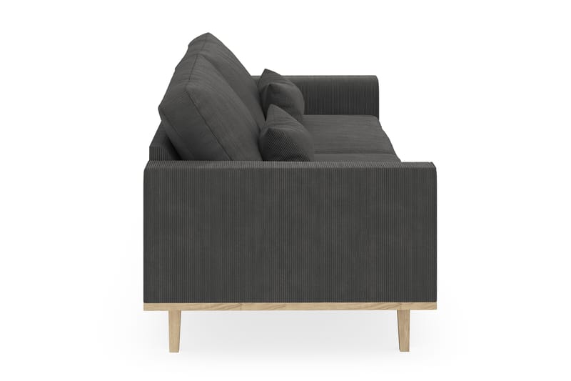 Copenhagen 4-personers Manchestersofa - Mørkegrå - Møbler - Sofaer - 4 personers sofa