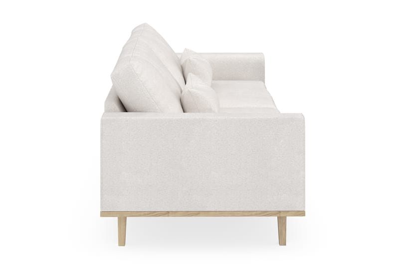 Copenhagen 4-personers Sofa i Bouclé - Hvid - Møbler - Sofaer - 4 personers sofa
