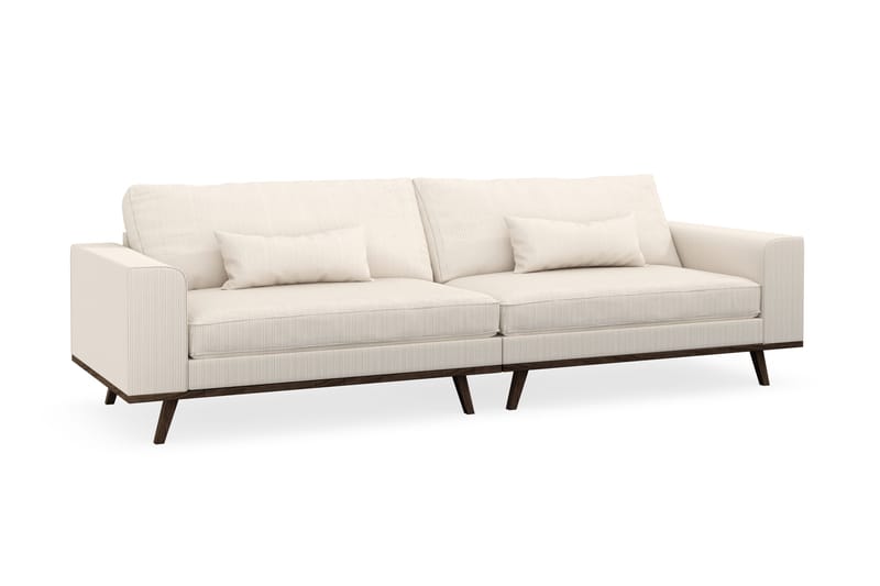 Copenhagen 4-personers Manchestersofa - Beige - Møbler - Sofaer - 4 personers sofa