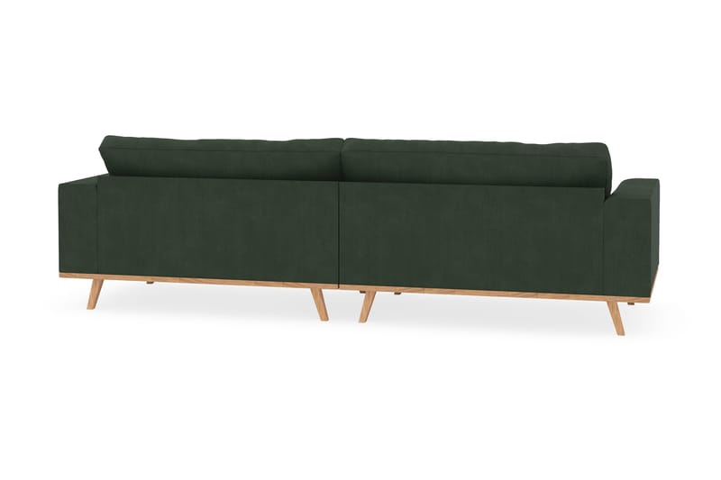 Copenhagen 4-personers Manchestersofa - Mørkegrøn - Møbler - Sofaer - 4 personers sofa