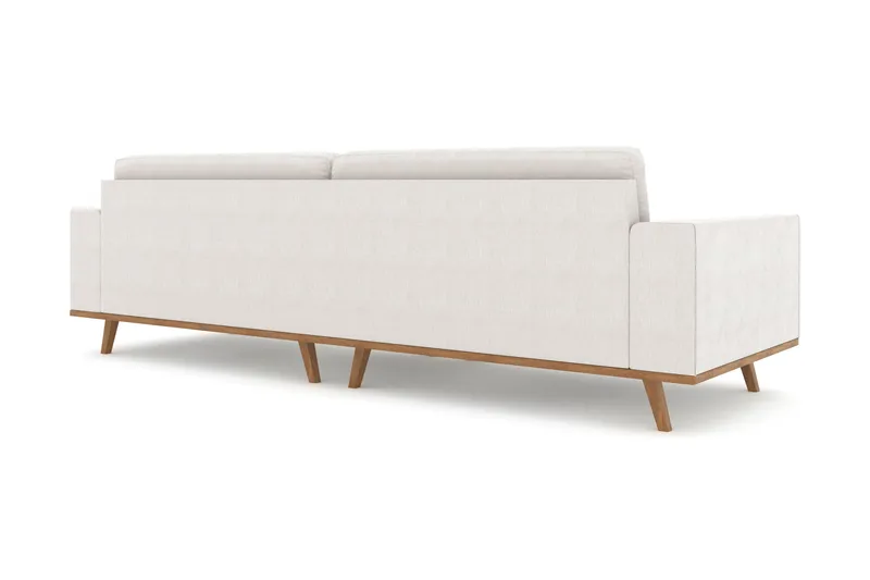 Copenhagen 4-personers Stofsofa - Lysegrå - Møbler - Sofaer - 4 personers sofa