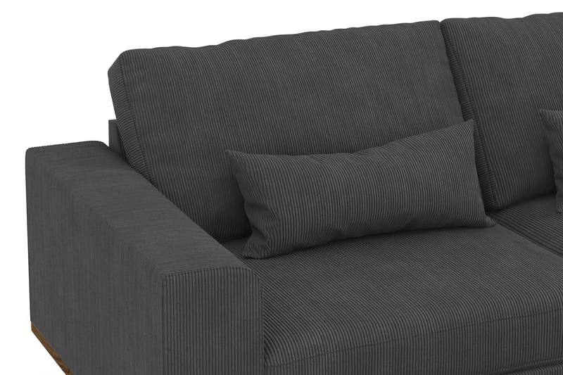 Copenhagen 4-personers Manchestersofa - Mørkegrå - Møbler - Sofaer - 4 personers sofa