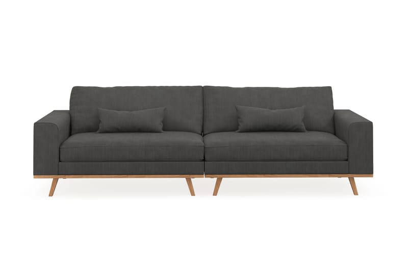 Copenhagen 4-personers Manchestersofa - Mørkegrå - Møbler - Sofaer - 4 personers sofa