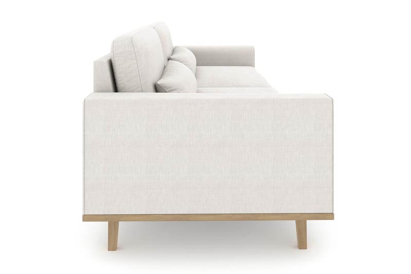 Copenhagen 4-personers Stofsofa - Lysegrå - Møbler - Sofaer - 4 personers sofa