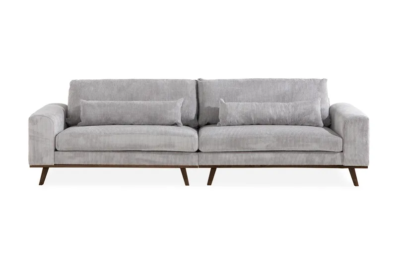 Copenhagen 4-personers Manchestersofa - Lysegrå - Møbler - Sofaer - 4 personers sofa