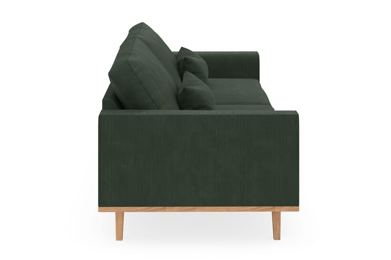 Copenhagen 4-personers Manchestersofa - Mørkegrøn - Møbler - Sofaer - 4 personers sofa
