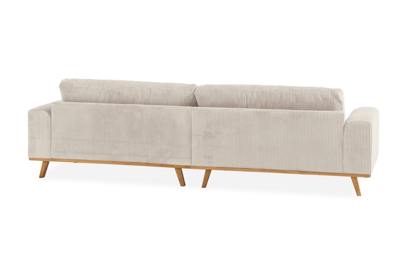 Copenhagen 4-personers Manchestersofa - Beige - Møbler - Sofaer - 4 personers sofa