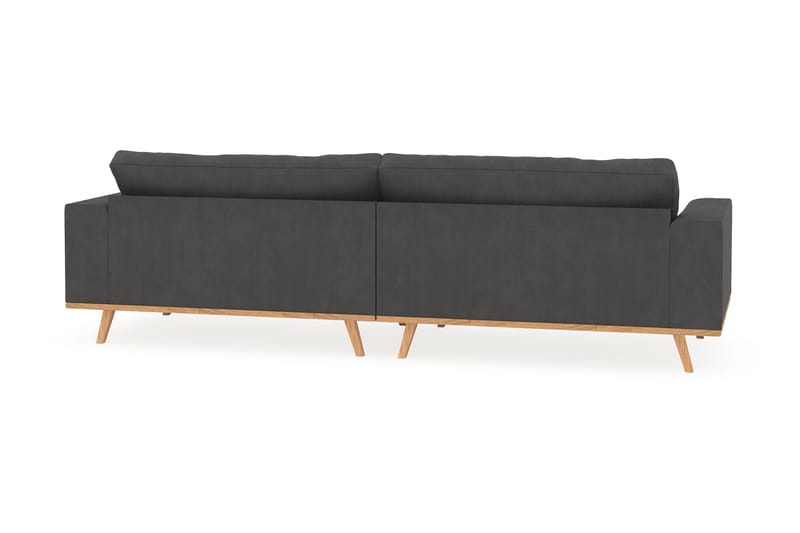 Copenhagen 4-personers Manchestersofa - Mørkegrå - Møbler - Sofaer - 4 personers sofa