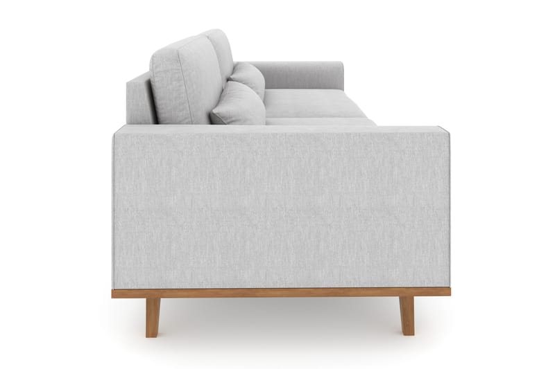 Copenhagen 4-personers Stofsofa - Lysegrå - Møbler - Sofaer - 4 personers sofa